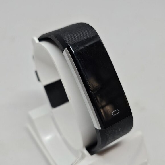 LETSCOM ID115PLUSHR Black Smart Watch Fitness Tracker Steps Heart Rate - Picture 4 of 10